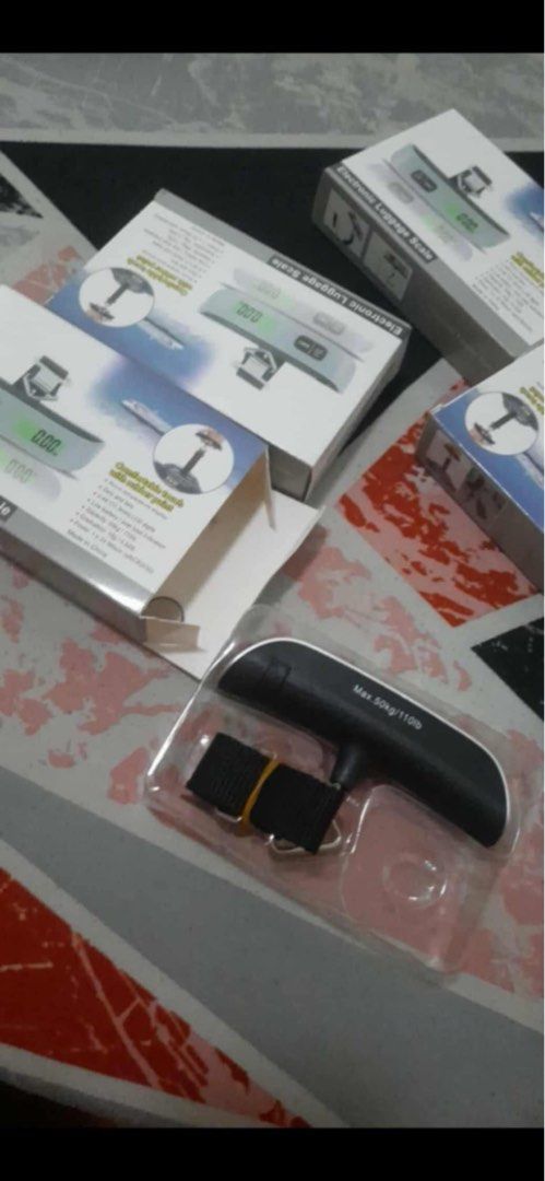 luggage scale (Category: Health Monitors & Weighing Scales) located in Manila. Submitted by jac022220 (Listing ID 1386278064, Image 2). Description: battery included maximum capacity - 50kg.