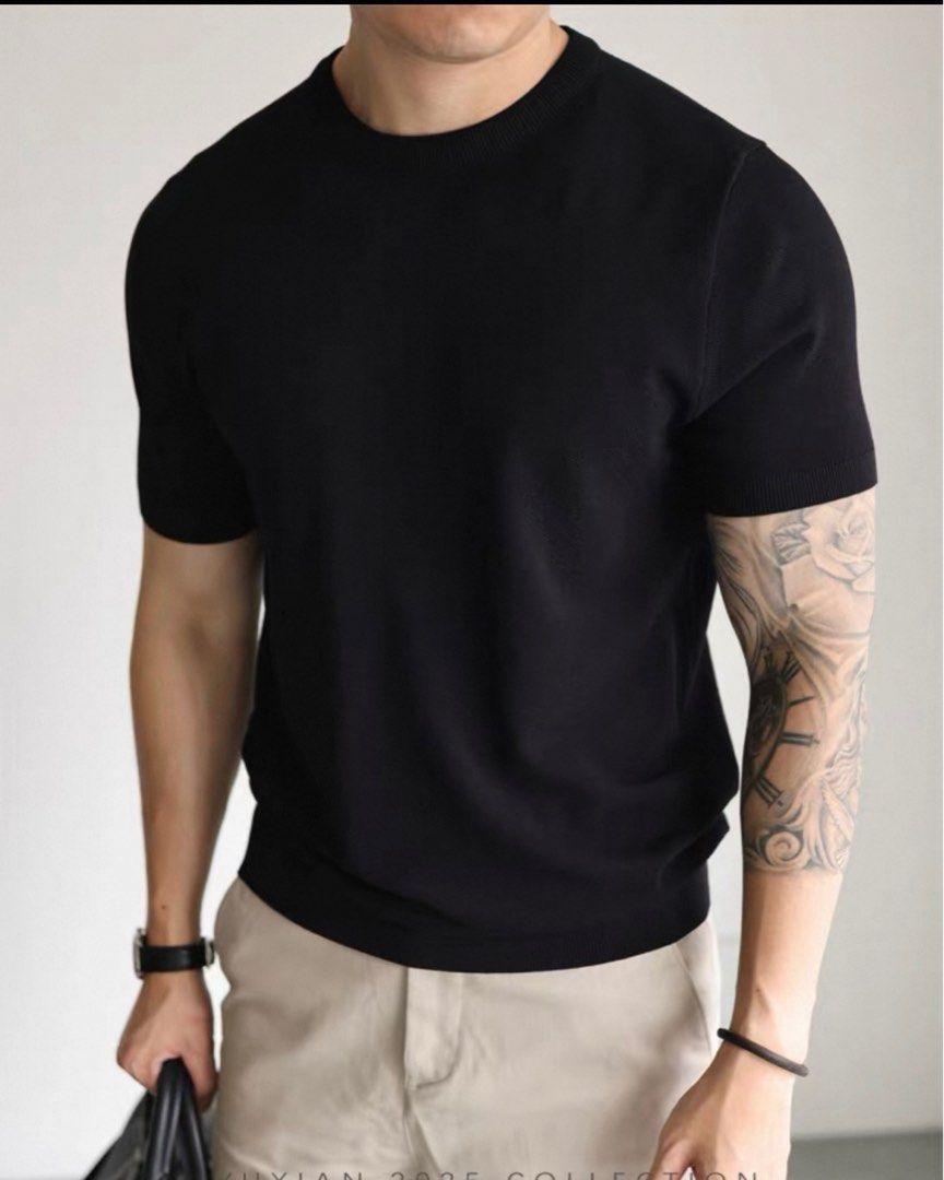 Men Basic Quality Top (Category: Tshirts & Polo Shirts) located in Singapore. Submitted by hem_mobel (Listing ID 1386393316, Image 2). Description: Look at last photo for sizing This is pre-order .
