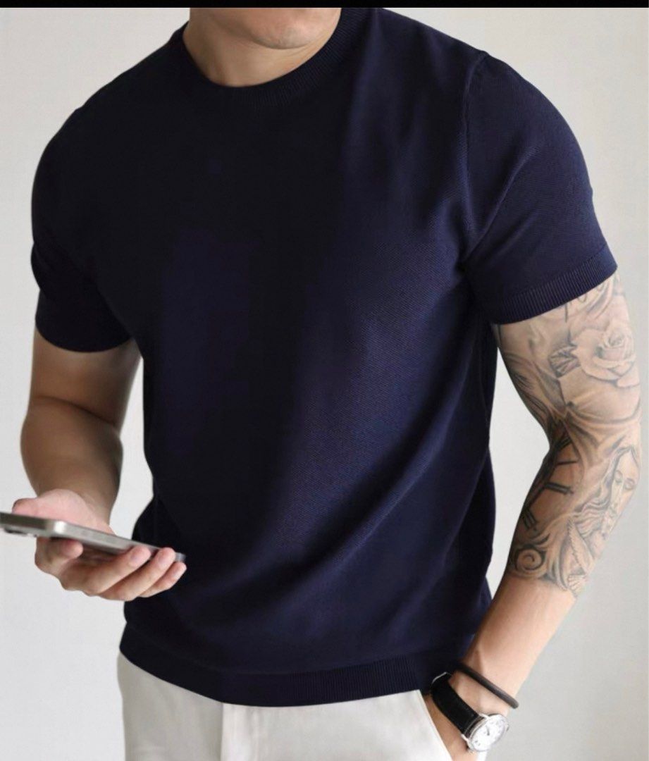 Men Basic Quality Top (Category: Tshirts & Polo Shirts) located in Singapore. Submitted by hem_mobel (Listing ID 1386393316, Image 3). Description: Look at last photo for sizing This is pre-order .
