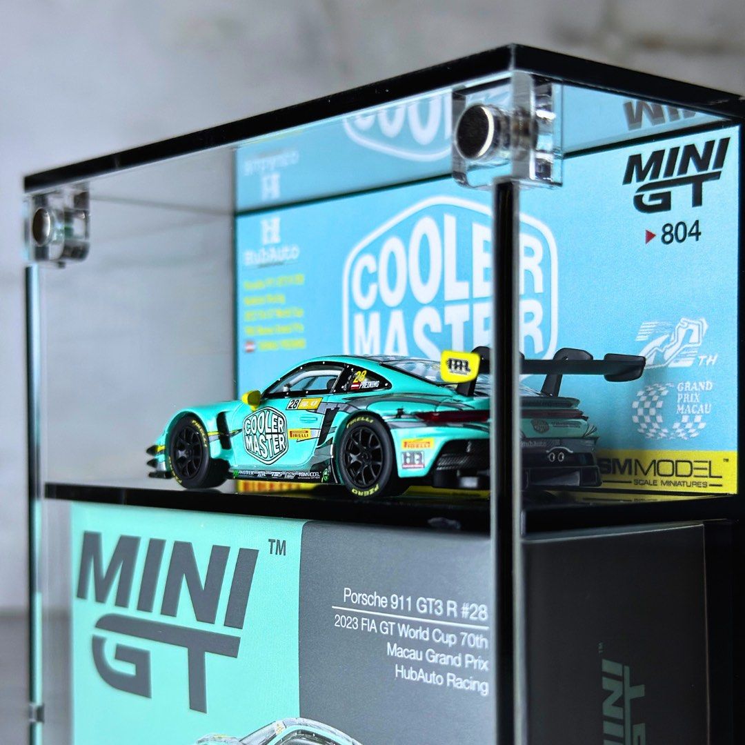 Mini GT Porsche 911 GT3 R #28 Cooler Master, Hobbies & Toys, Toys