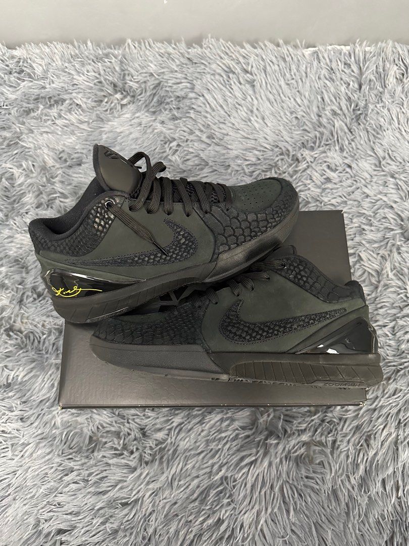 Nike Kobe 4 Protro Gift Of Mamba (Category: Sneakers) located in Manila. Submitted by overhyped (Listing ID 1386318821, Image 1). Description: [NIKE KOBE 4 Gift of Mamba - GOM] - US9 / UK8 ✅ - Used in good condition 9.5/10 - Used Twice (Malling) - SNKRS ✔️ -Meetup: Sampaloc Area / Sta. Mesa -Shipping: Grab, LBC, Lalamove -DM offers.