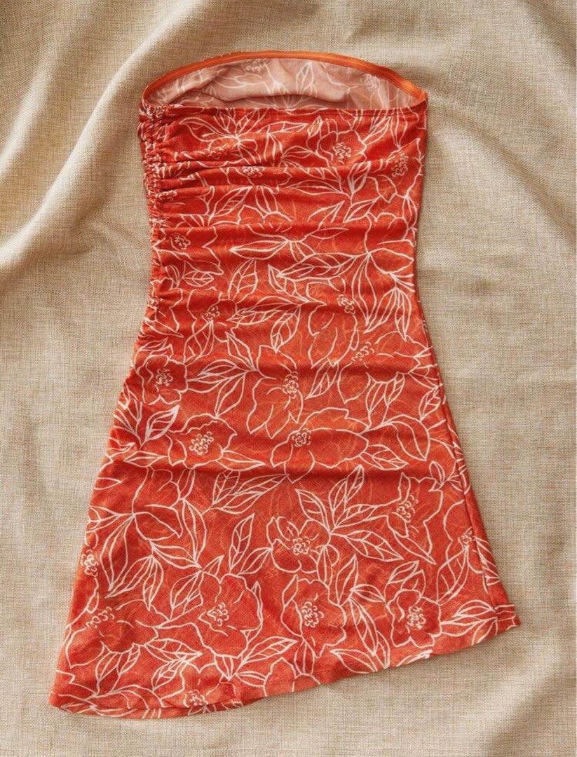 Orange Line Art Mini Summer Dress (Category: Dresses) located in Caloocan City. Submitted by beaaaaax (Listing ID 1386276834, Image 2). Description: .