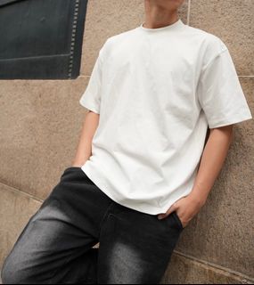 Maison Margiela Oversized Multi Stamp Tee (White), Men's