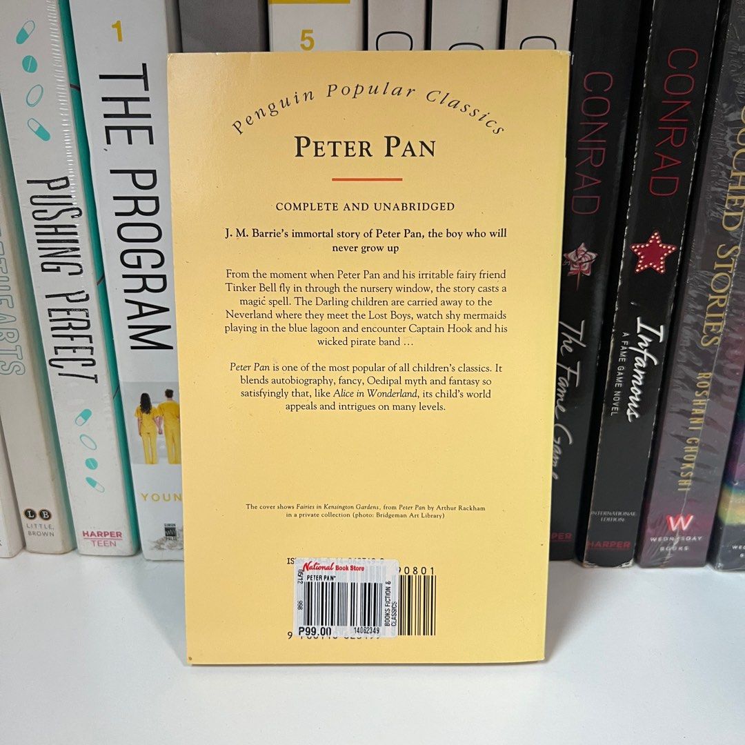 Peter Pan by JM Barrie Penguin Popular Classics (Category: Storybooks) located in Taytay. Submitted by kattan1111 (Listing ID 1386280988, Image 2). Description: Preloved book Yellowing pages and foxing.