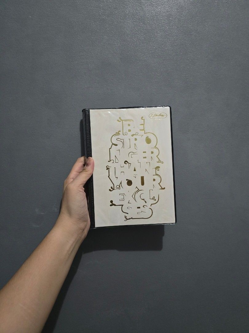 Sterling Notebook (Category: Stationery & School Supplies) located in Manila. Submitted by kathnise_ (Listing ID 1386365134, Image 1). Description: rfs: decluttering bought for P135 selling it for 100. nastock lang.