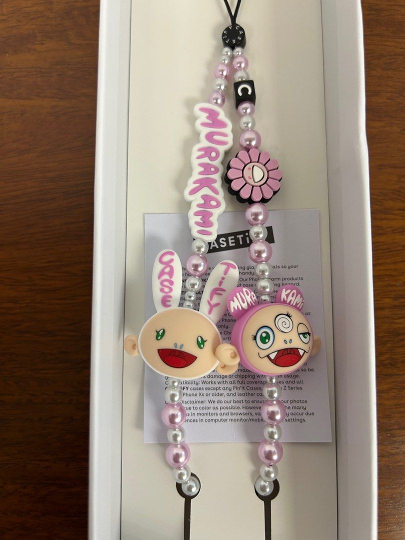 村上隆　KAIKAI AND KIKI PEARL PHONE CHARM CASETiFY | TAKASHI MURAKAMI x CASETiFY KAIKAI AND KIKI PHON…