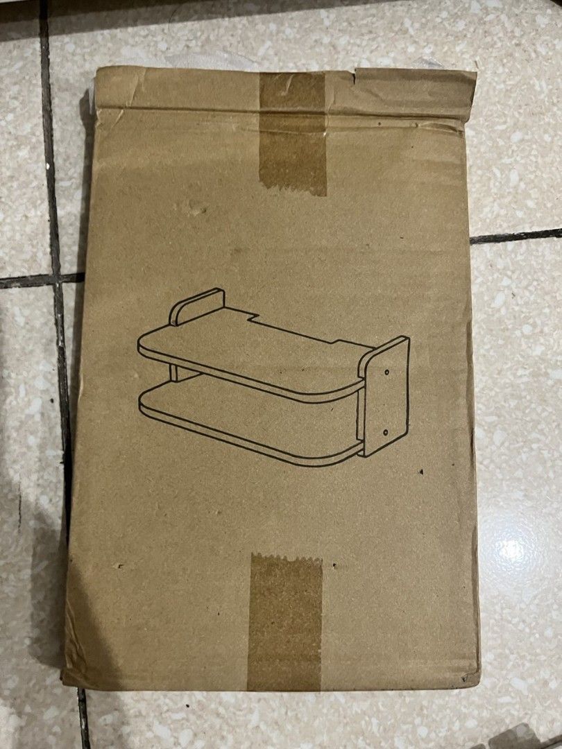 Wall wifi router phone shelf rack (Category: Storage Boxes & Baskets) located in Paranaque City. Submitted by potatoiceblended (Listing ID 1386238474, Image 3). Description: .