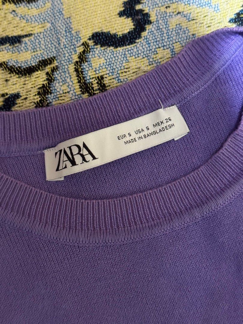 ZARA knitted crop top (Category: Sleeveless) located in Peñablanca. Submitted by z.declutterz (Listing ID 1386251486, Image 2). Description: authentic size S loc: tuguegarao city.