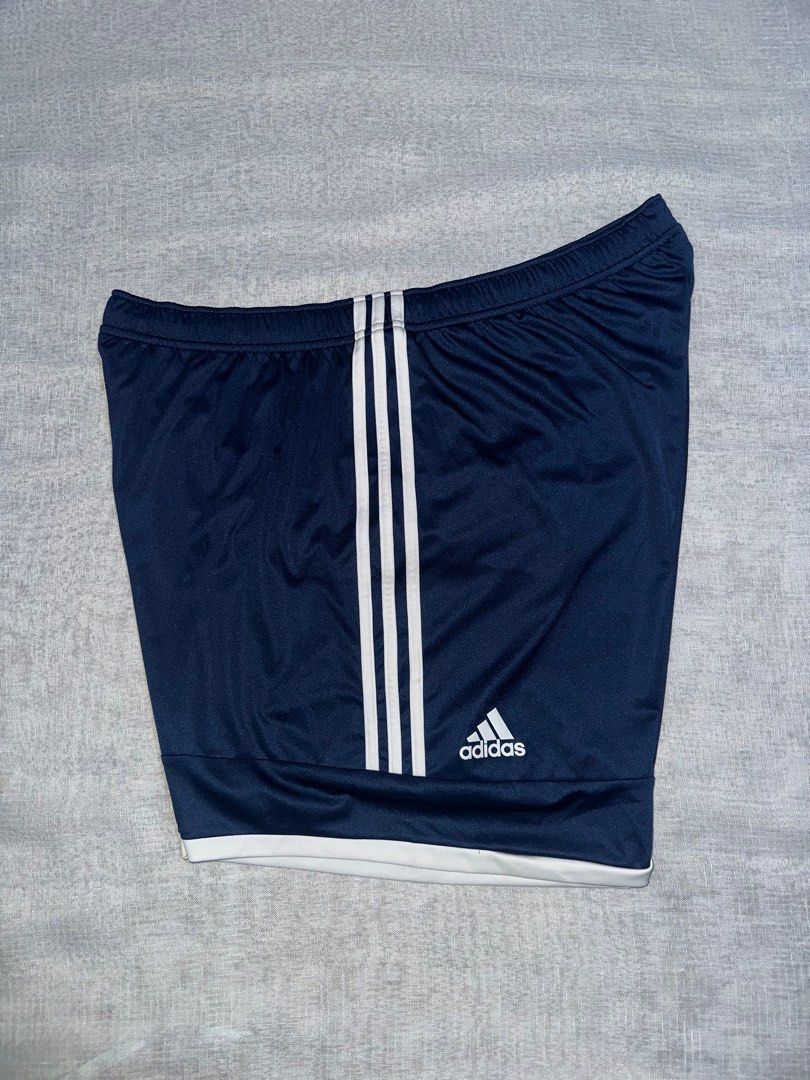 Adidas Climalite Short (Category: Shorts) located in Tarlac. Submitted by _dam3 (Listing ID 1386431176, Image 1). Description: adidas climate shorts (navy blue) 2xl on tag - 34 x 19 like new condition 350 dm me 📩.