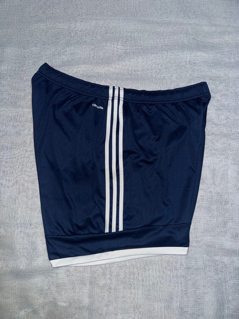 Adidas Climalite Short (Category: Shorts) located in Tarlac. Submitted by _dam3 (Listing ID 1386431176, Image 2). Description: adidas climate shorts (navy blue) 2xl on tag - 34 x 19 like new condition 350 dm me 📩.