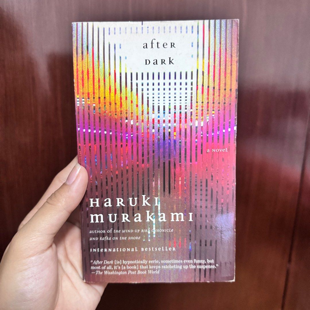 After Dark by Haruki Murakami (Category: Storybooks) located in Quezon City. Submitted by unhinjd (Listing ID 1386409471, Image 1). Description: MOD: ggx/lalamove MOP: gcash/bank no haggling :) last price posted.