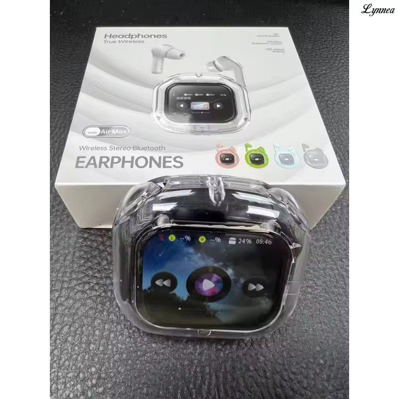 Air Max Pro ANC Al LED Display 5.4 Bluetooth Earphones For IPhone Samsung Xiaomi Game Stereo Sports With Microphone Earphones63858045795201111