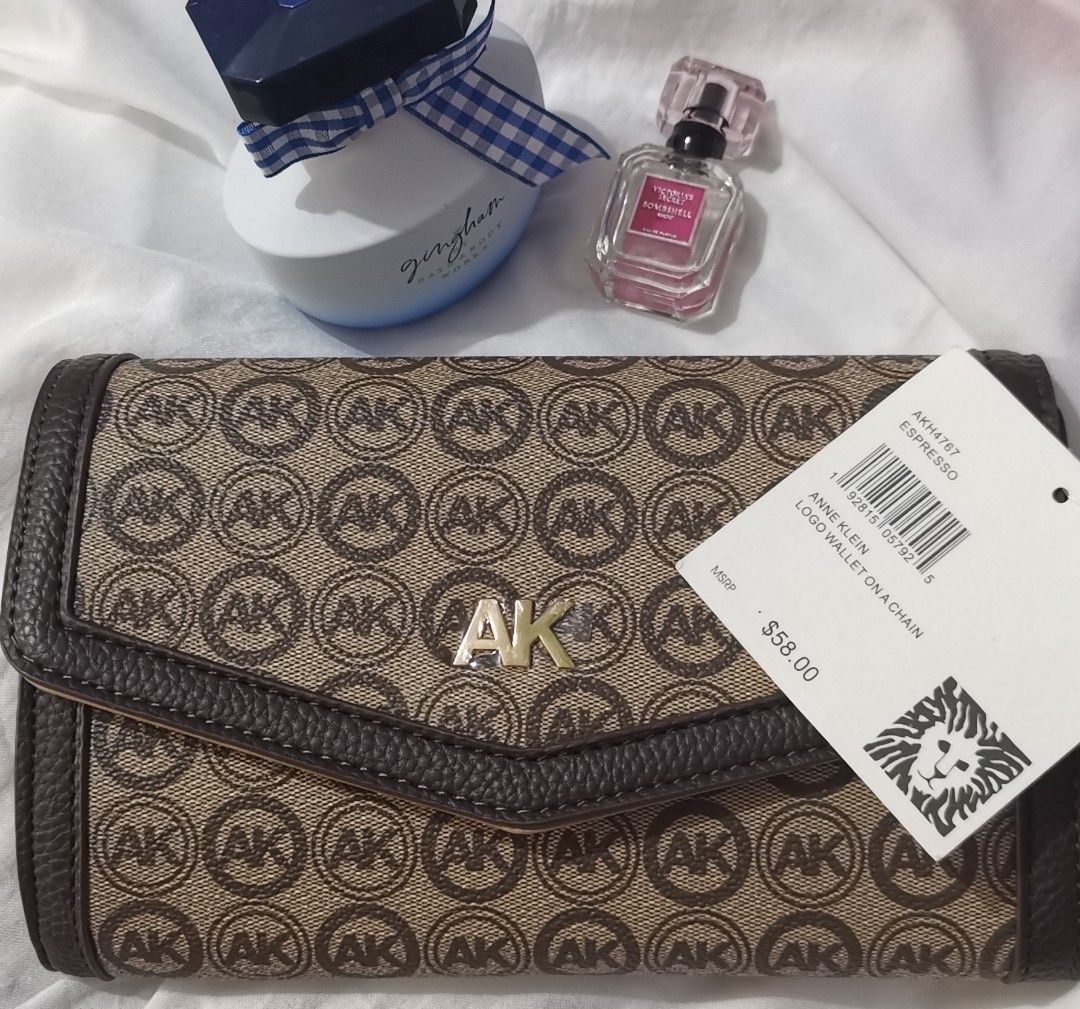 Anne Klein Sling Wallet or Wallet on Chain (Category: Cross-body Bags) located in Quezon City. Submitted by emti88 (Listing ID 1386457330, Image 1). Description: Anne Klein Sling Wallet or Wallet on Chain Brand new and original Espresso color 8 card slots.