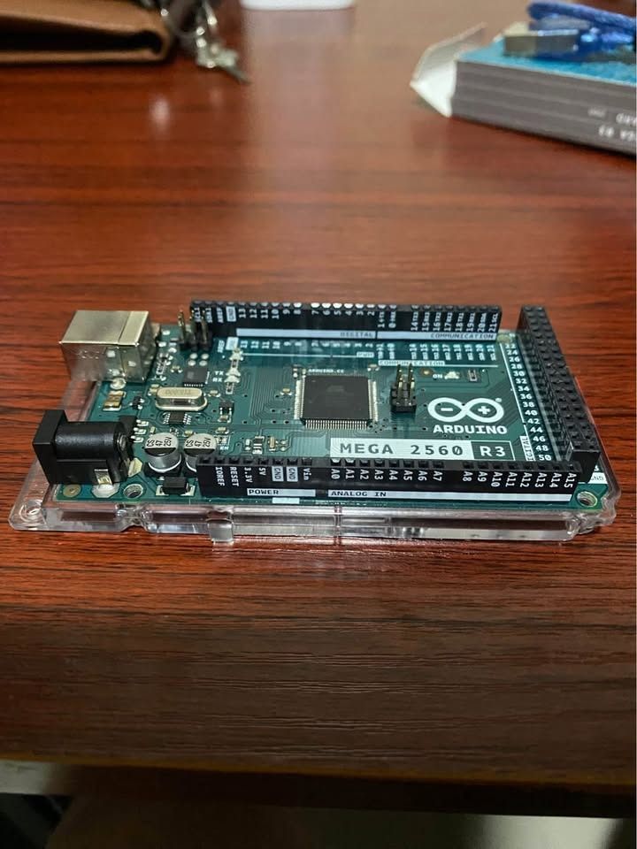 Arduino Mega Original (Category: Computer Parts) located in Caloocan City. Submitted by lorenzopen30325 (Listing ID 1386440616, Image 2). Description: Used for only 2 months, nagamit lang pang thesis. Bought sa makerlab for 3000+, selling for only 1500 na lang. Rfs. Decluttering Pickup location: Puregold Kanlaon.