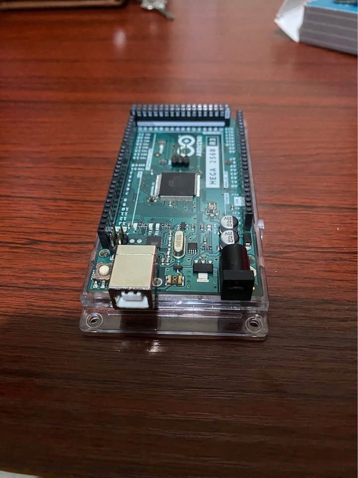 Arduino Mega Original (Category: Computer Parts) located in Caloocan City. Submitted by lorenzopen30325 (Listing ID 1386440616, Image 3). Description: Used for only 2 months, nagamit lang pang thesis. Bought sa makerlab for 3000+, selling for only 1500 na lang. Rfs. Decluttering Pickup location: Puregold Kanlaon.