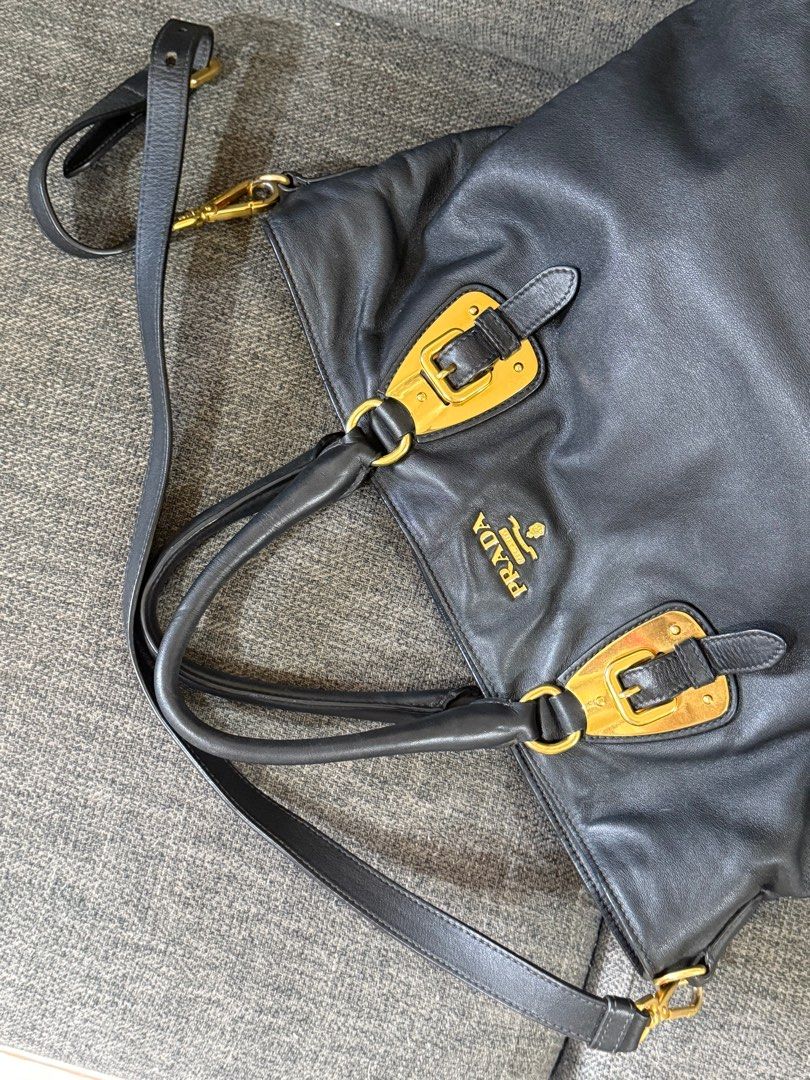 Authentic Prada Leather 2 Way Bag (Category: Luxury Bags & Wallets) located in Cavite. Submitted by kicaybrands (Listing ID 1386440352, Image 1). Description: .