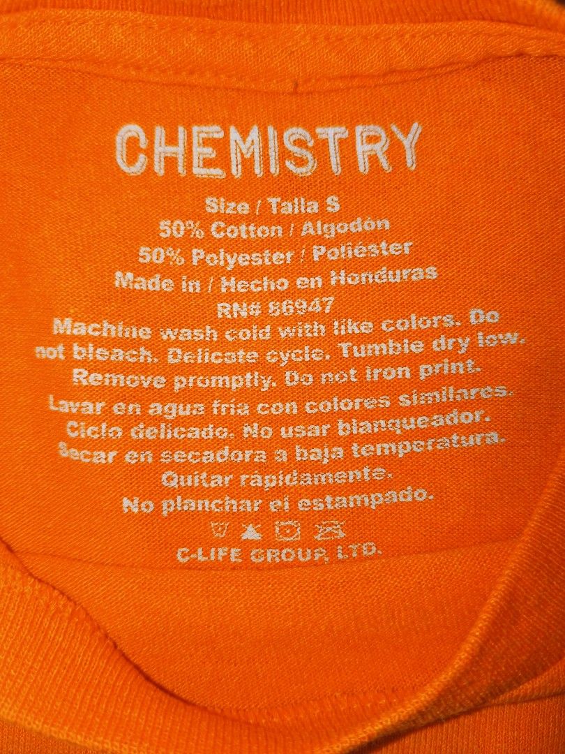 CHEMISTRY (NASA) SHIRT (Category: Tshirts & Polo Shirts ) located in Batangas. Submitted by ritsmundo1994 (Listing ID 1386413065, Image 3). Description: 50% Cotton, 50% Polyester Small.