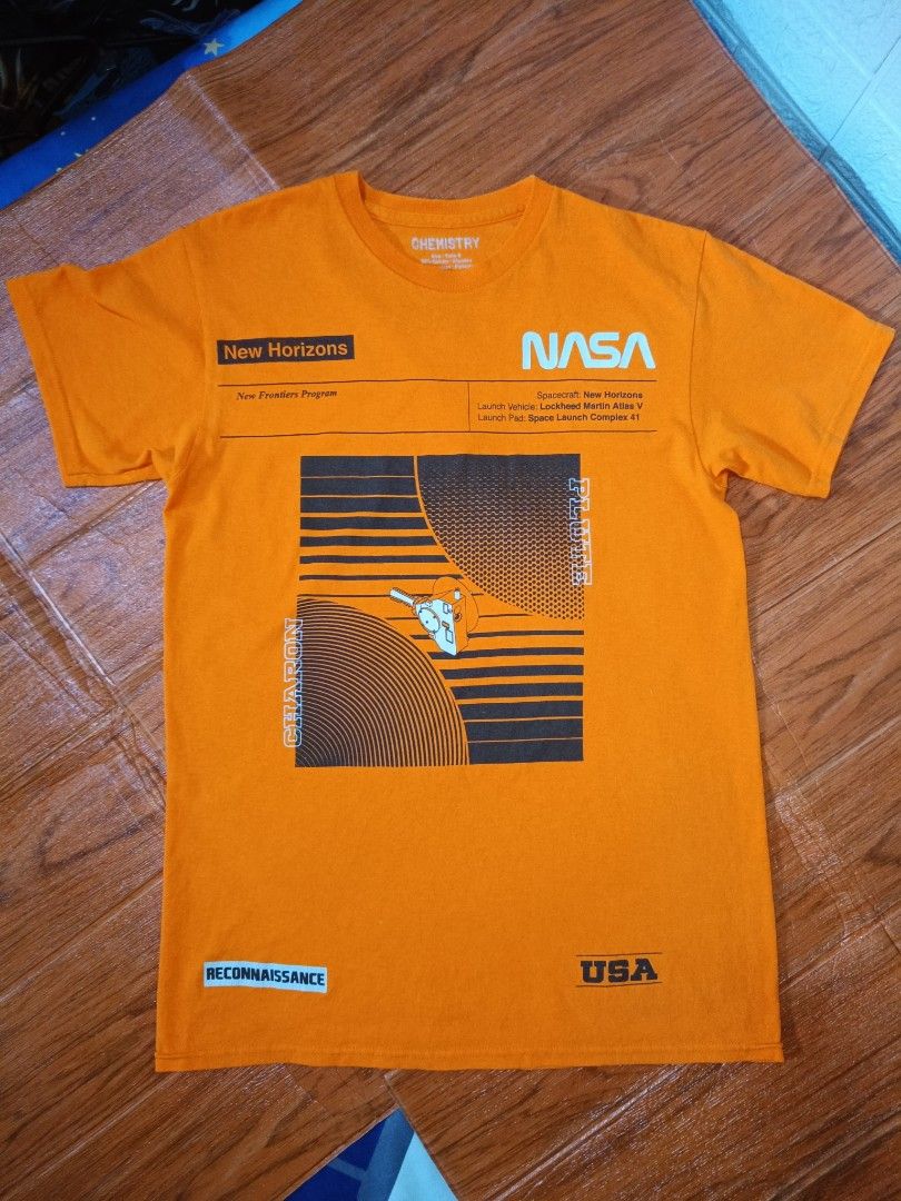 CHEMISTRY (NASA) SHIRT (Category: Tshirts & Polo Shirts ) located in Batangas. Submitted by ritsmundo1994 (Listing ID 1386413065, Image 1). Description: 50% Cotton, 50% Polyester Small.