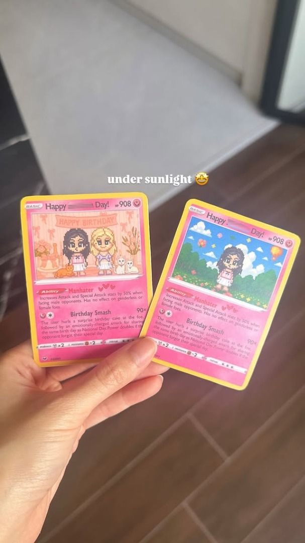 Custom Pokemon Cards (couple/solo), Hobbies & Toys, Art & Prints on  Carousell