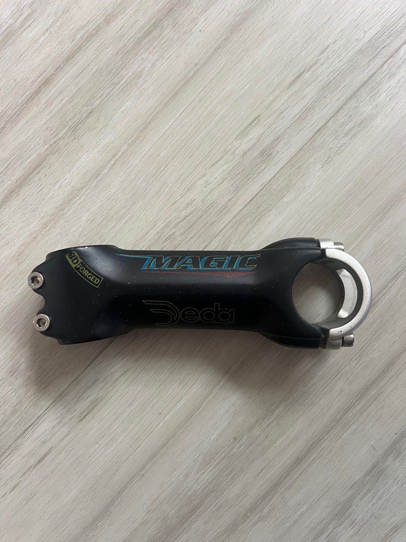 Deda Magic Stem (Category: Parts & Accessories) located in Singapore. Submitted by joonathann (Listing ID 1386430848, Image 1). Description: Deda Magic Stem 110mm about 8 degree price flexible but please dont lowball pm for more info or pics tags : fixie aerospoke airwalk aventon aeronova airpusher al464 aluminium authentic archetype all city aerosprint american argon affinity brandless bicycle btwin bar BMC bottom bracket bb brakes breakbrake bl