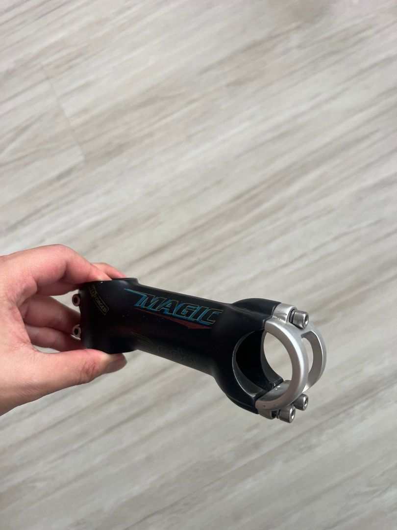 Deda Magic Stem (Category: Parts & Accessories) located in Singapore. Submitted by joonathann (Listing ID 1386430848, Image 2). Description: Deda Magic Stem 110mm about 8 degree price flexible but please dont lowball pm for more info or pics tags : fixie aerospoke airwalk aventon aeronova airpusher al464 aluminium authentic archetype all city aerosprint american argon affinity brandless bicycle btwin bar BMC bottom bracket bb brakes breakbrake bl
