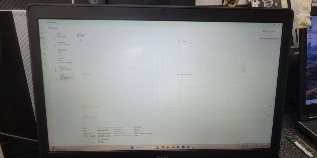 P3000 Gpu Dell Precision 7720, Core i7, 6gb Nvidia P3000 GPu, 32gb RAM 512gb NVMe ...