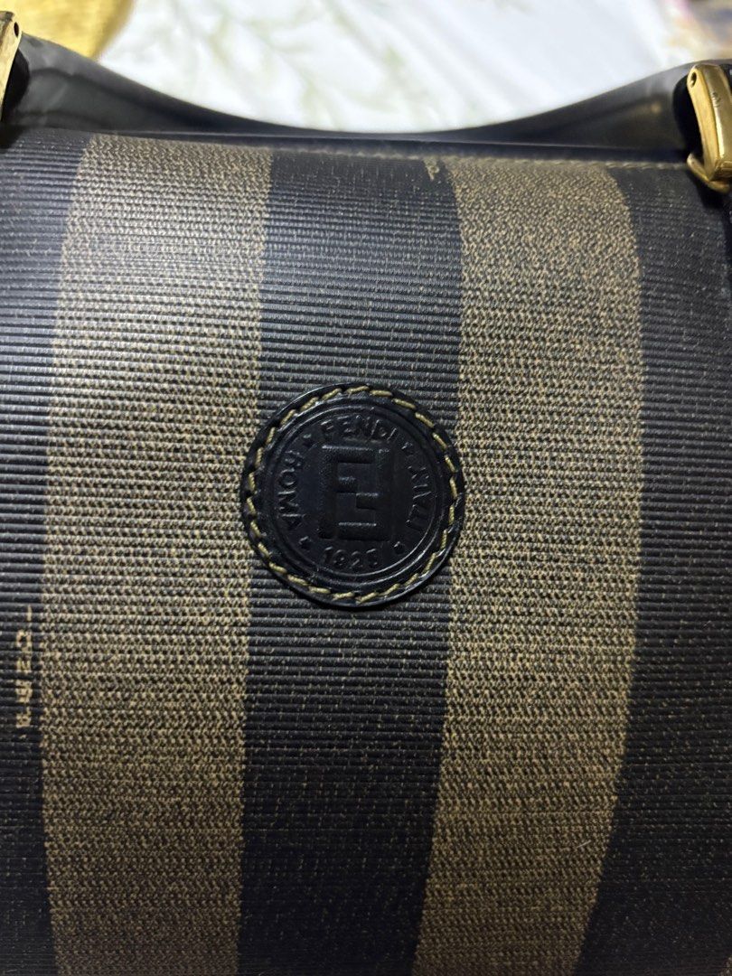 Fendi Pecan mini boston bag (Category: Luxury Bags & Wallets) located in Paranaque City. Submitted by shopofashopaholic (Listing ID 1386587876, Image 3). Description: Authentic and almost unused. Comes with the original dustbag .