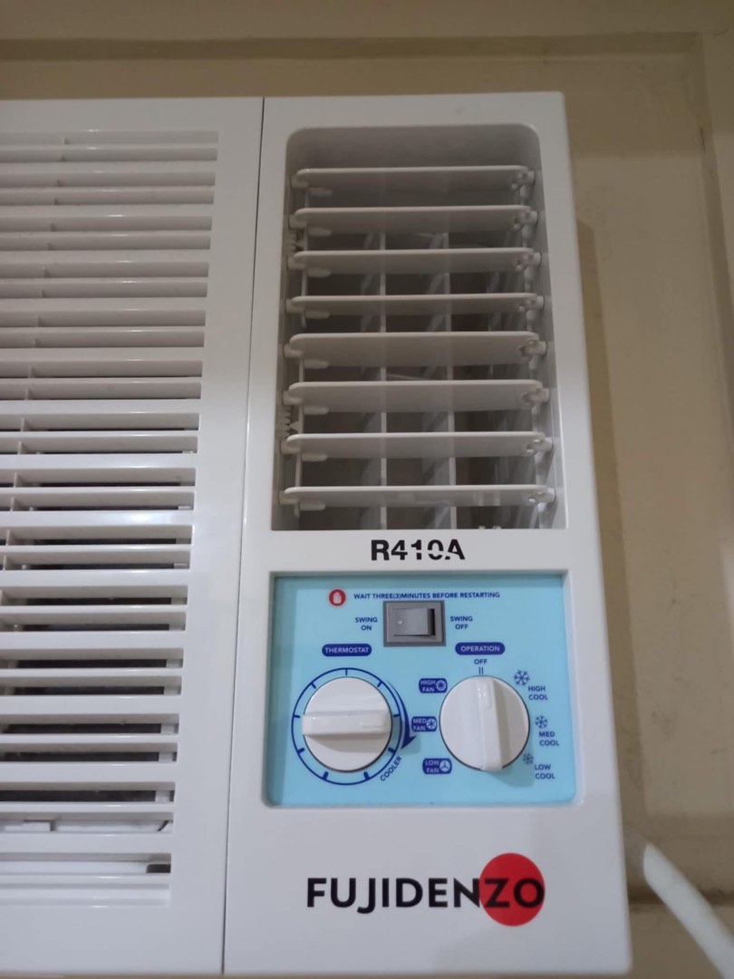 Aircon Inverter Window Type - Fujidenzo 1HP, TV & Home Appliances, Air ...