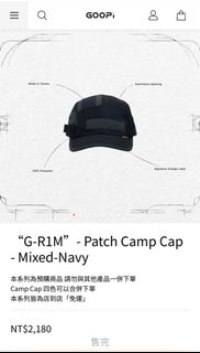 帽子 goopimade \"G-R1M\" - Patch Camp Cap G-R1M”- Patch Camp Cap - Black