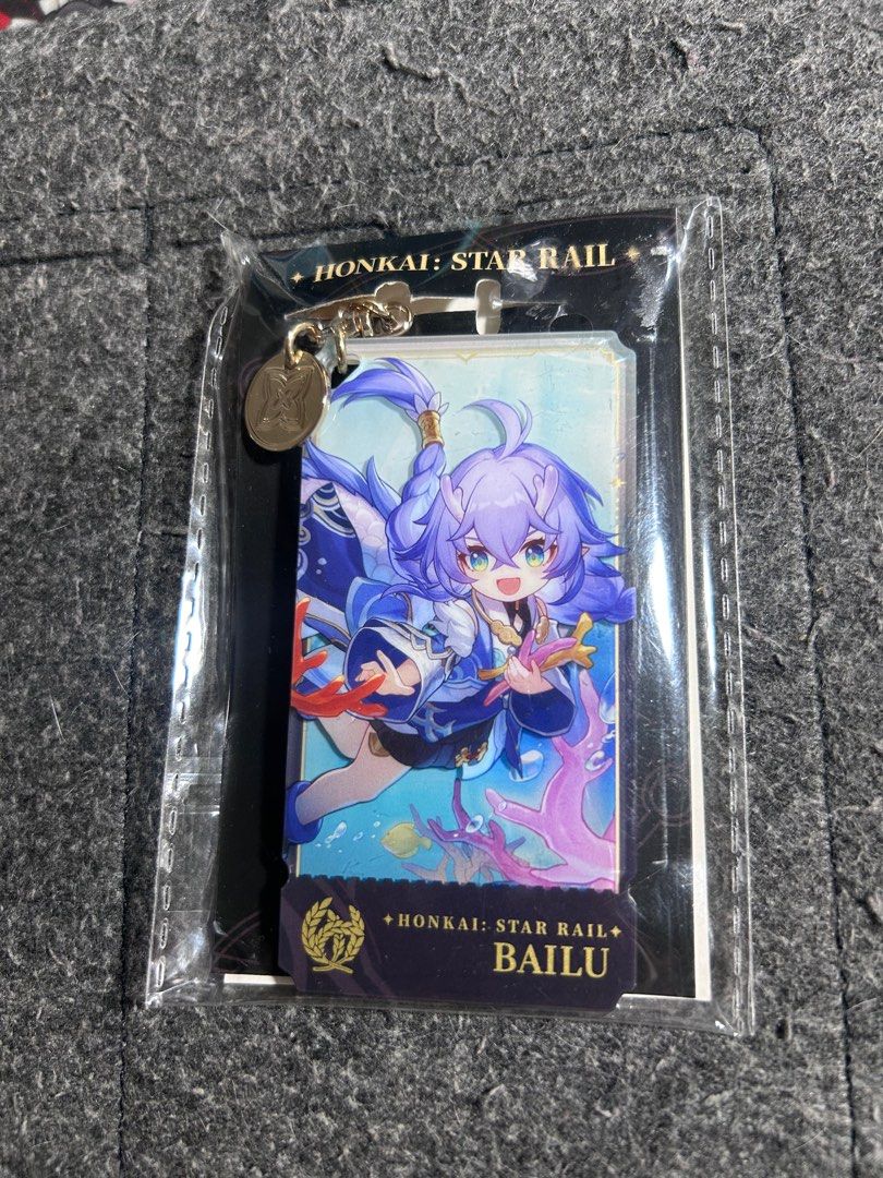 Honkai Star Rail - Bailu Keyring Acrylic Pendant (Category: Character Goods) located in Manila. Submitted by yozeik (Listing ID 1386502806, Image 1). Description: For Sale: Official Honkai Star Rail - Bailu Keyring Acrylic Keychain -Authentic (from HoyoFest) -sealed; never opened Message for more details.