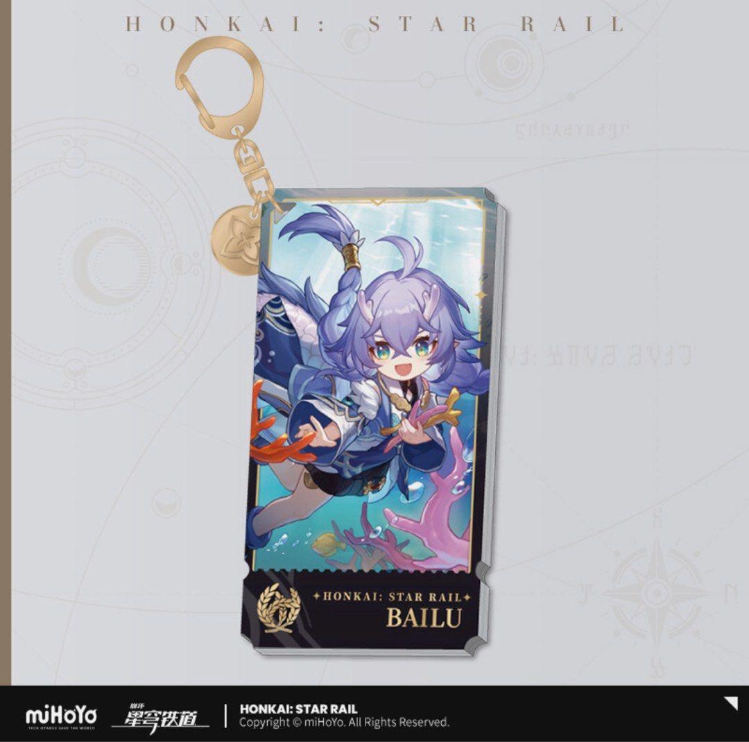 Honkai Star Rail - Bailu Keyring Acrylic Pendant (Category: Character Goods) located in Manila. Submitted by yozeik (Listing ID 1386502806, Image 3). Description: For Sale: Official Honkai Star Rail - Bailu Keyring Acrylic Keychain -Authentic (from HoyoFest) -sealed; never opened Message for more details.