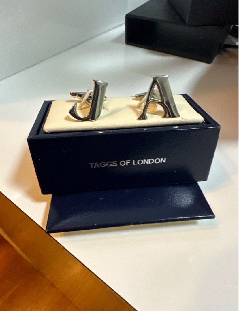 Various Initial Cufflinks (Category: Cuff Links) located in Singapore. Submitted by jonazoethan (Listing ID 1386474470, Image 1). Description: Brand New, never been used. No box provided as we have so many cufflinks and put in one box. The box is just to show only. Can view other cufflinks in my listing at “Check out ‘Shirt Cufflinks for Sale’, available at S$15 on #Carousell https://carousell.app.link/veMaJ7xhNVb and Check out ‘Shirt Cufflinks f