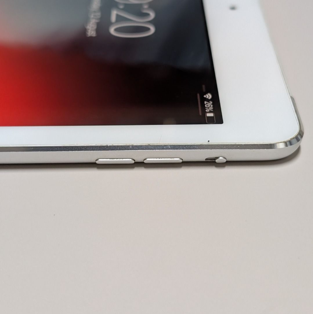 iPad Air (1st Gen, WiFi + Cellular, A1475) (Category: iPad) located in Quezon City. Submitted by plussizeforless (Listing ID 1386477465, Image 3). Description: iPad Air (1st Gen, WiFi + Cellular, A1475) Condition: Used but still fully functional. Home button is slightly hard to press but still functions as intended. Includes: Unused original charging cable Other details: - Other obvious signs of physical wear and tear on the phone itself but noth