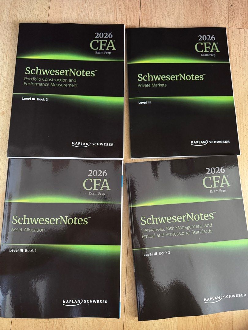 ビジネス・経済 CFA level 3 2024 SchweserNote & Workbook KS CFA Study Materials for Level 3 - Kaplan Schweser – Schweser