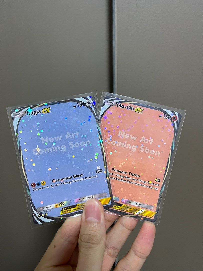 Lugia & Ho-Oh EX Parody Pokemon Pocket TCG Custom Proxy Card, Hobbies &  Toys, Toys & Games on Carousell
