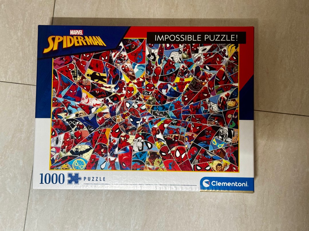Marvel spider man impossible 1000 puzzle, Hobbies & Toys, Toys & Games ...
