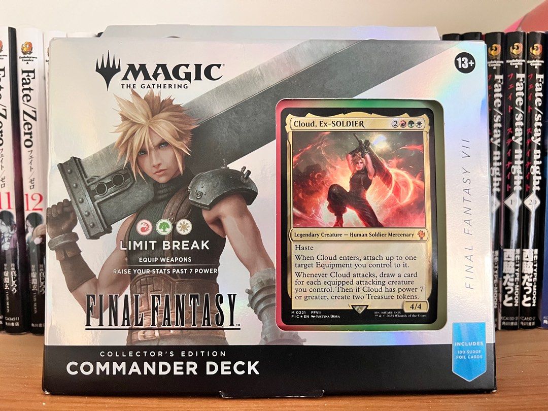 Magic the Gathering: Final Fantasy - Cloud Collector Commander Deck,  Hobbies & Toys, Toys & Games on Carousell