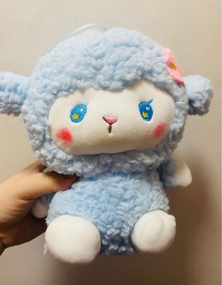NEW! 9in Blue Sheep stuffed toy (Category: Plushies & Soft Toys) located in Makati City. Submitted by shopshophooray.ph (Listing ID 1385054622, Image 1). Description: ⭐️⭐️-great xmas gift/as toy collection / gift / souvenir / giveaway⭐️⭐️ ⭐️⭐️Premium quality material. Not the cheap looking ones⭐️⭐️ Blue Sheep stuffed toy - P249 - brand new. just stored - excellent condition - has ribbon handle so you can hang - 9 inches height - the texture is re