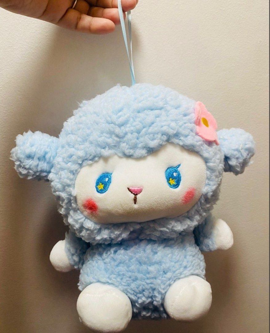 NEW! 9in Blue Sheep stuffed toy (Category: Plushies & Soft Toys) located in Makati City. Submitted by shopshophooray.ph (Listing ID 1385054622, Image 2). Description: ⭐️⭐️-great xmas gift/as toy collection / gift / souvenir / giveaway⭐️⭐️ ⭐️⭐️Premium quality material. Not the cheap looking ones⭐️⭐️ Blue Sheep stuffed toy - P249 - brand new. just stored - excellent condition - has ribbon handle so you can hang - 9 inches height - the texture is re