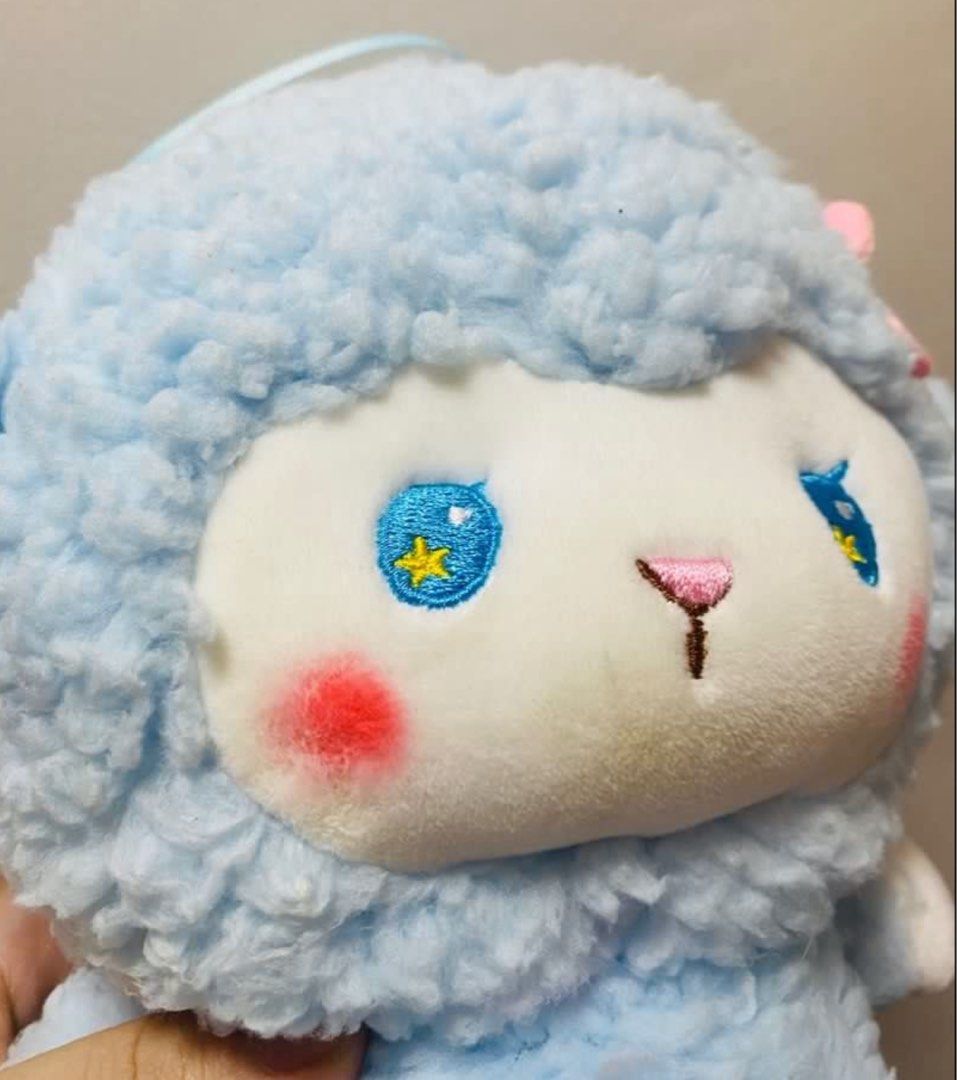 NEW! 9in Blue Sheep stuffed toy (Category: Plushies & Soft Toys) located in Makati City. Submitted by shopshophooray.ph (Listing ID 1385054622, Image 3). Description: ⭐️⭐️-great xmas gift/as toy collection / gift / souvenir / giveaway⭐️⭐️ ⭐️⭐️Premium quality material. Not the cheap looking ones⭐️⭐️ Blue Sheep stuffed toy - P249 - brand new. just stored - excellent condition - has ribbon handle so you can hang - 9 inches height - the texture is re