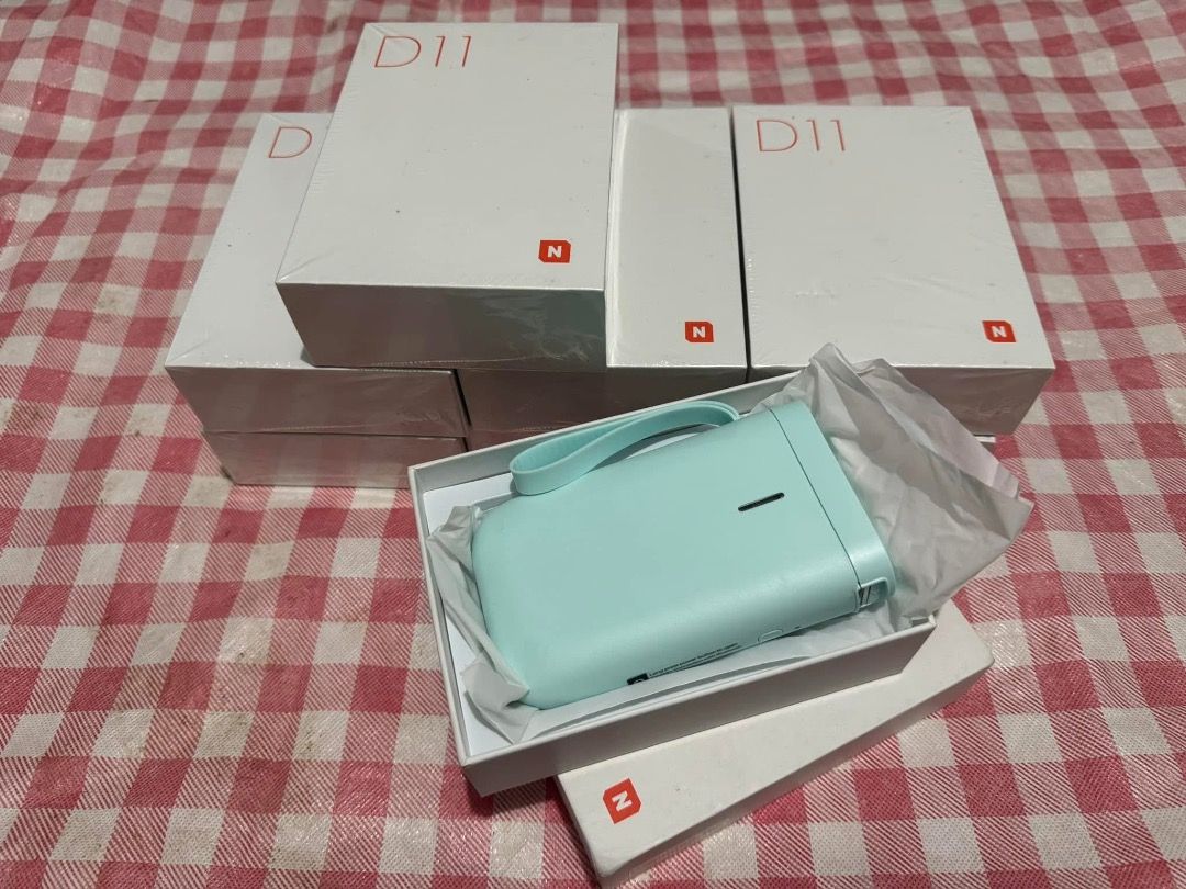 Niimbot D11 - Label Printer (White) 4 Box Remaining (Category: Printers, Scanners & Copiers) located in Caloocan City. Submitted by ajdll2002 (Listing ID 1386582893, Image 1). Description: Selling for half the price (Decluttering) Niimbot™ D11 Pro - Portable Label Printer Features: 1. Wireless design supports long-distance printing. 2. Direct thermal, no ink, toner, or ribbons. 3. Supports all major label formats: price, date, size, weight, name,