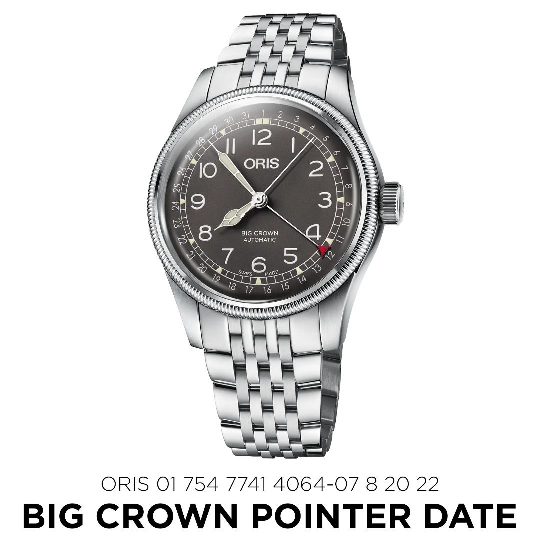 Oris Big Crown Pointer Date Black Dial 01 754 7741 4064-07 8 20 22 (Category: Luxury Watches) located in San Juan City. Submitted by canaantime (Listing ID 1386430832, Image 1). Description: .