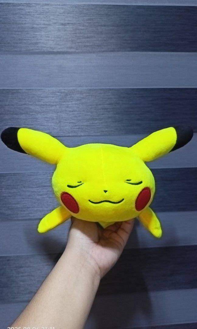 Pikachu Sleeping Pokemon Nintendo (Category: Nintendo) located in Bacoor. Submitted by raket_projects (Listing ID 1386429163, Image 3). Description: P500 only Pikachu Sleeping Pokemon Nintendo 🩷 As is what u see is what u get 🩷 Clean and fresh 🫧 🩷 With clear etiketa.
