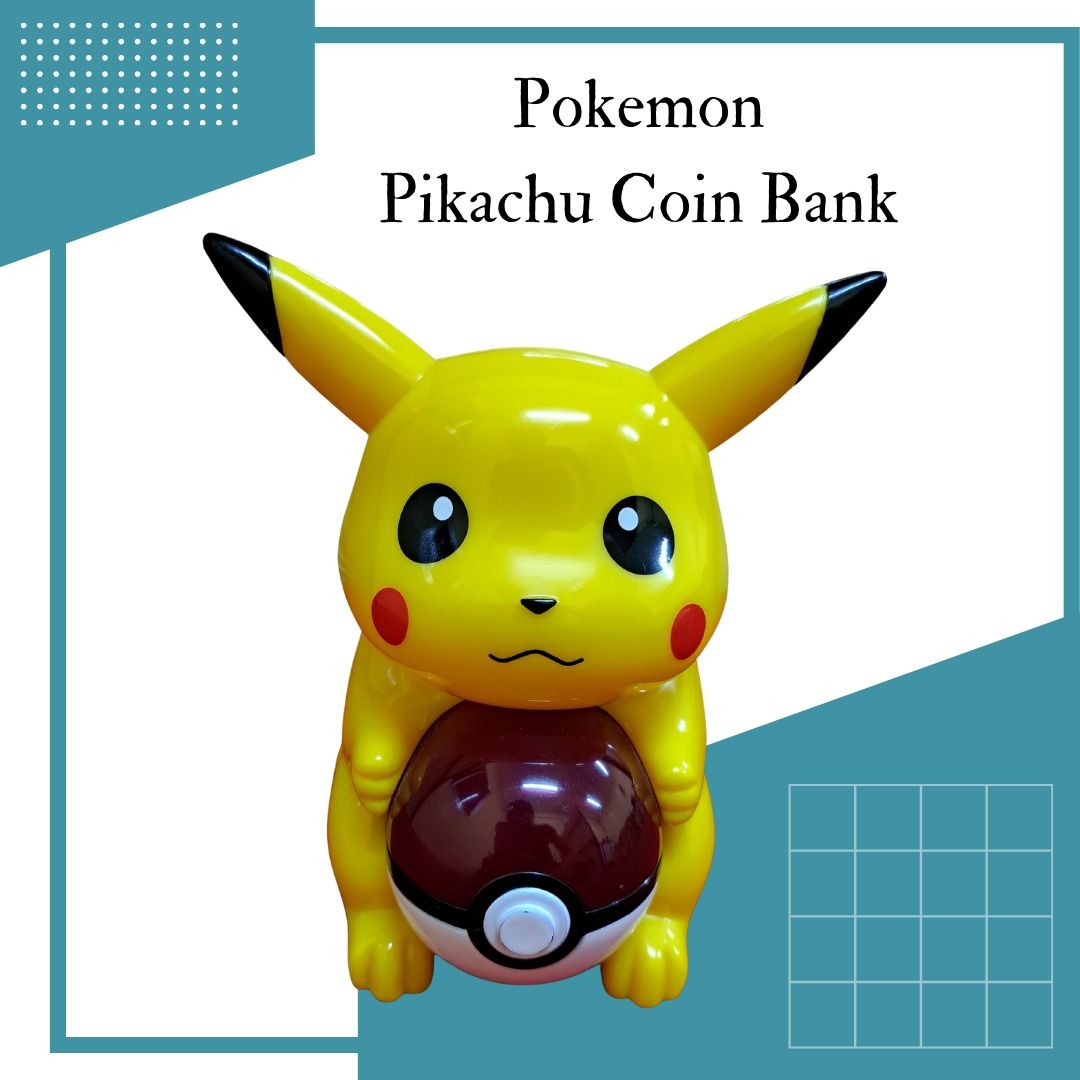 Pokemon ORIGINAL Pikachu Coin Bank, Hobbies & Toys, Toys & Games on ...