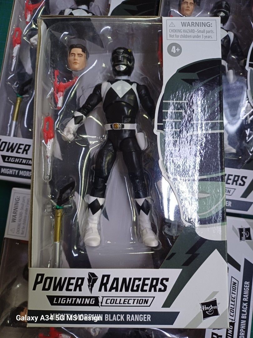 [CLEAR STOCK] POWER RANGERS BLACK HASBRO, Hobbies & Toys, Toys & Games ...