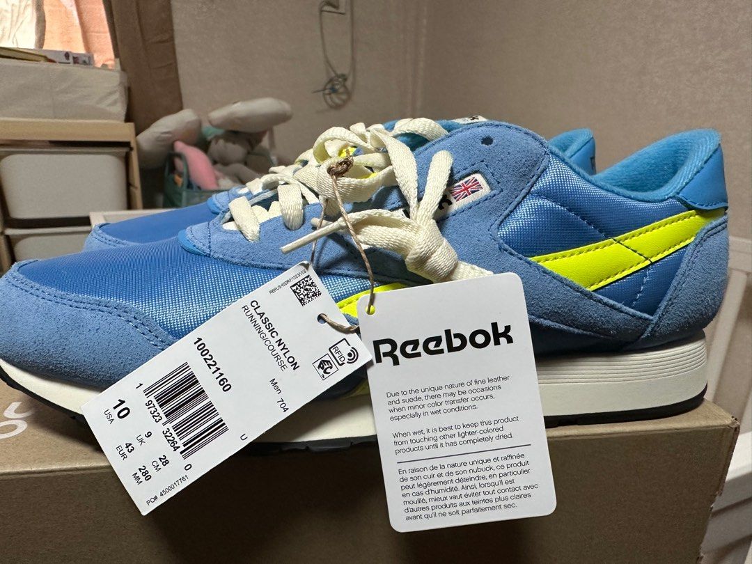 Reebok Men Classic Nylon Blue/Yellow size 10 (Category: Sneakers) located in San Juan City. Submitted by smartfindsph (Listing ID 1386472438, Image 2). Description: Brand new With tags, no box Current srp 3795 Loc: san juan.