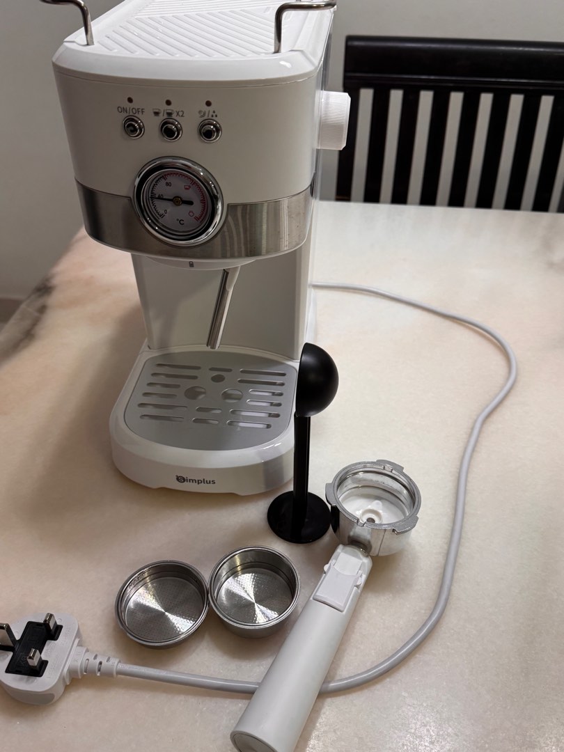 Simplus semi auto espresso machine, TV & Home Appliances, Kitchen ...