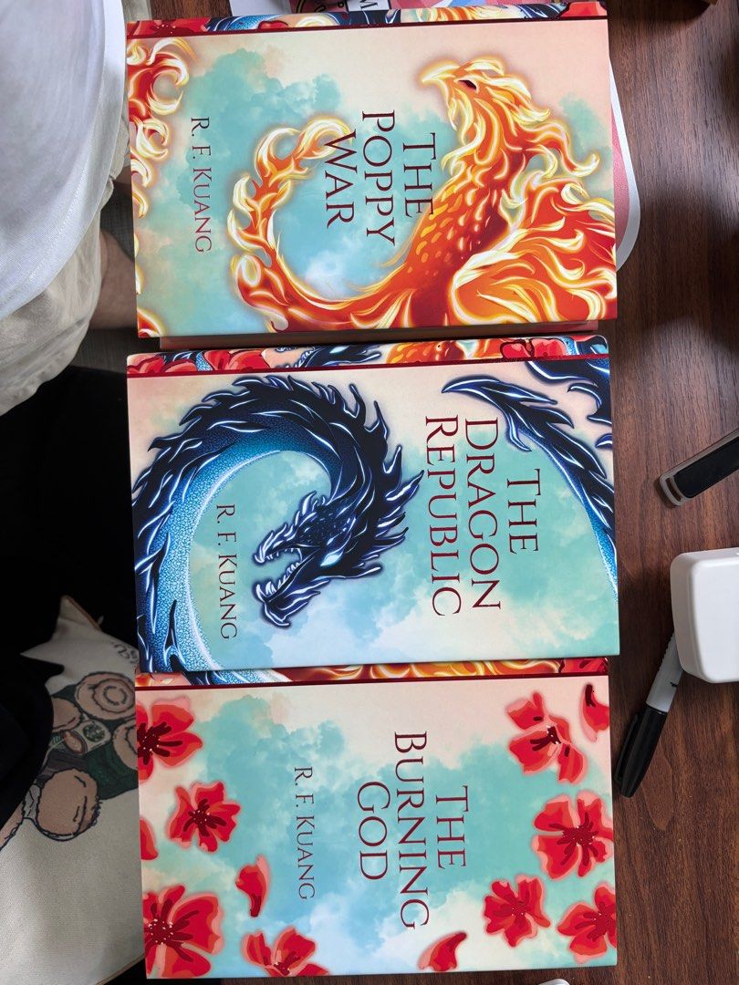 The Poppy War Trilogy by R.F. Kuang (23/100), Hobbies & Toys, Books ...
