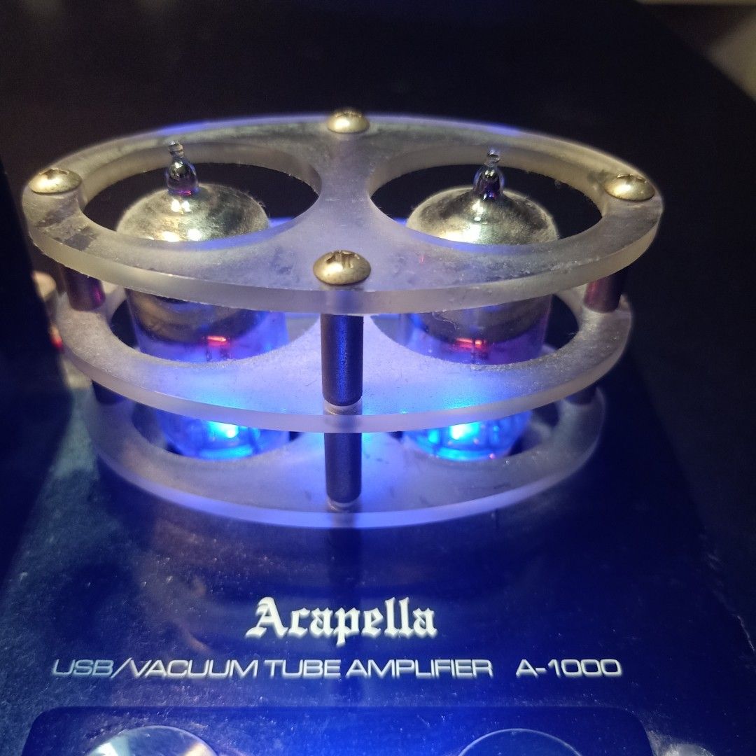 Vacuum Tube Amplifier (Category: Soundbars, Speakers & Amplifiers) located in Bulacan. Submitted by mysticdeer.6d7f47 (Listing ID 1386523346, Image 2). Description: LOTTE Acapella A-1000 Vacuum Tube Amplifier With Original Speaker 30watts 220v .