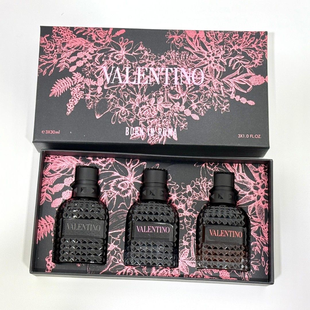 VALENTINO BORN IN ROMA 3本セット Valentino Uomo Born In Roma 3x30ml Perfume Gift Set, Beauty